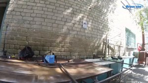 Наружная реклама. Крышная вывеска. Переделываем и устанавливаем вывеску на новый объект.