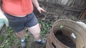 Сажаем тыкву в бочку.#12тыквв1бочке#тыкварассадой#