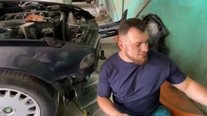 BMW e38 m51 2.5 tds чистка интеркулера, патрубки