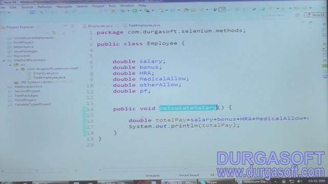 Selenium  || Method with passing parameters  in Java WebDriver