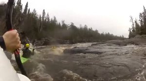 Kaministiqua gorge whitewater kayaking