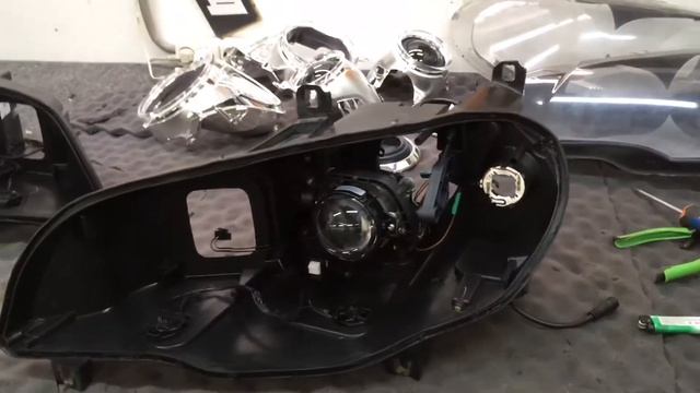 BMW X5 e70 замена линз bi-led смотреть онлайн