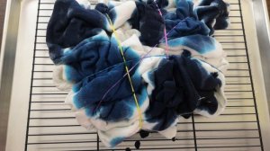 Tie-dye pattern P123 : Heavy Crumple