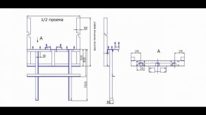 Схема и инструкции по изготовлению рамы для сдвижных ворот