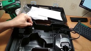 Распаковка — Профессиональная дрель-шуруповерт Hikoki