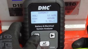 ОБЗОР: DHC BT400 - ТЕСТЕР АККУМУЛЯТОРНЫХ БАТАРЕЙ, проверка генератора и стартера автомобиля!