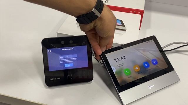 HIKVISION DS-K1T343EWX TERMINALINI DS-KH8350-TE1 MONITORIGA ULAYMIZ (VIZVNOY O'RNIDA ISHLATAMIZ) смотреть онлайн