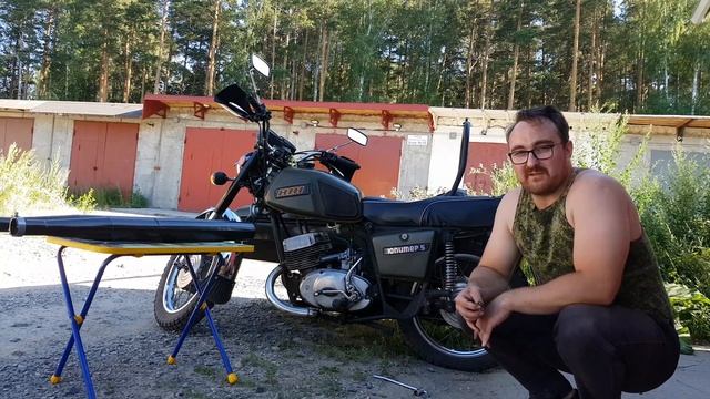 Резонаторы от компании " КК выхлопные системы" на Иж Юпитер 5
