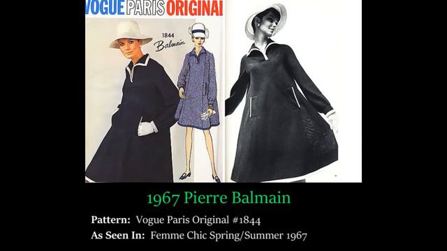As Seen In...Vogue Couturier Pattern Archive: Designer Patterns and Fashion Editorials Comparison