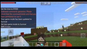 5 Cool Commands with NPC (Hidden Mob) - Minecraft 1.16.0.58