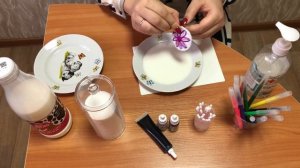 Рисование на молоке (мастер класс от воспитателя)