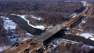 По графику идет строительство дорог в Подмосковье