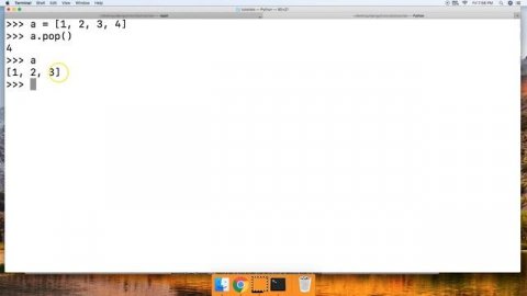 Python 3.7: Pop() List Method In Python