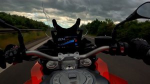 BMW F900XR Top Speed - testing on Autobahn A20