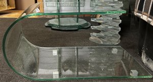 Журнальные столики разных форм! Стефекс "Гнутое Стекло"