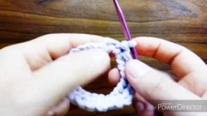 Браслет крючком из трикотажной пряжи