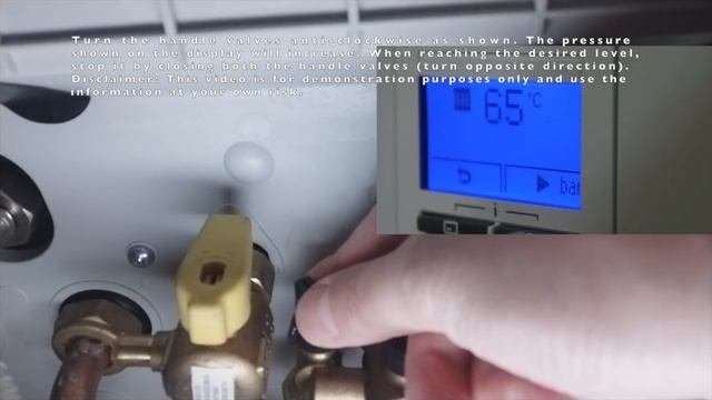 Repressurise Vaillant Combi Boiler (Ecofit Pure)
