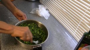 Заморозка зеленого лука и стрелок. Отличный способ.