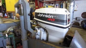 Johnson 40 Tiller 20" Remote Outboard Motor