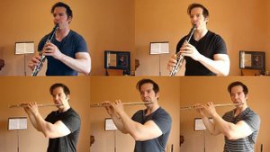 Dance of the Reed Flutes from The Nutcracker Suite - for 3 flutes, 6 clarinets & 2 pianos!