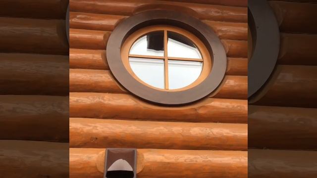 Круглое окно в рубленном доме смотреть онлайн