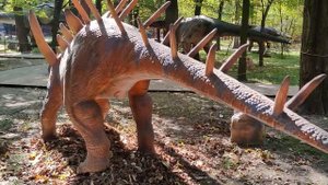 Роботизованный Динопарк (парк динозавров) в Черновцах. Обзор комплекса