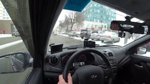 LADA GRANTA FL  Прокатимся по городу послушаем звуки в салоне