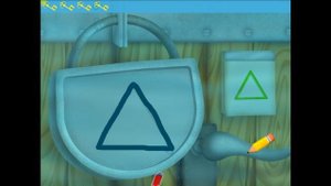 Лунтик Учится Рисовать:  Кладовая Тёти Моти. Игра для Детей. Рисуем Геометрические Фигуры.