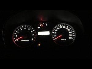 Пересвет приборной панели Getz