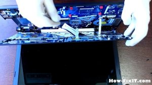 Acer Aspire E5-521 (E1-511G) disassembling and fan cleaning, разборка и чистка ноутбука