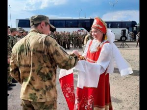 Военных Росгвардии, возвращающихся после спецоперации, встретили в Верхнеуслонском районе