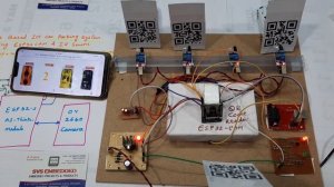 QRCode Based IOT Car Parking System Using ESP32CAM & IR Sensors