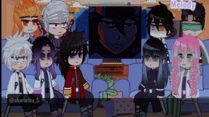 react hashira to rukia kuchiki//❄️реакция хашира на рукию кучики❄️//demon slayer|bleach/клинок|блич