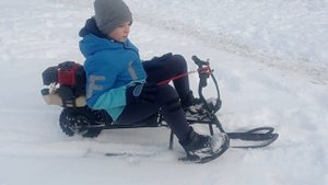 снегокат  с мотором заводского производства