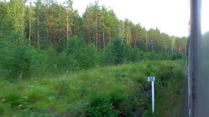 Отправление со станции Костоусово и прибытие на станцию Адуй. Вид из окна поезда/ Стук колес поезда