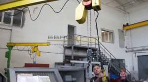 Кран консольный, тельфер цепной, микроподъем