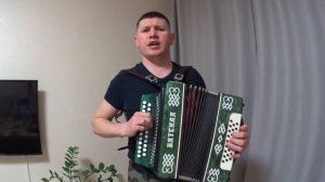 Два лебедя!!! Игра на гармошке!!! 26 мелодия!!! Удмуртская песня - Кык Юсьес !!!