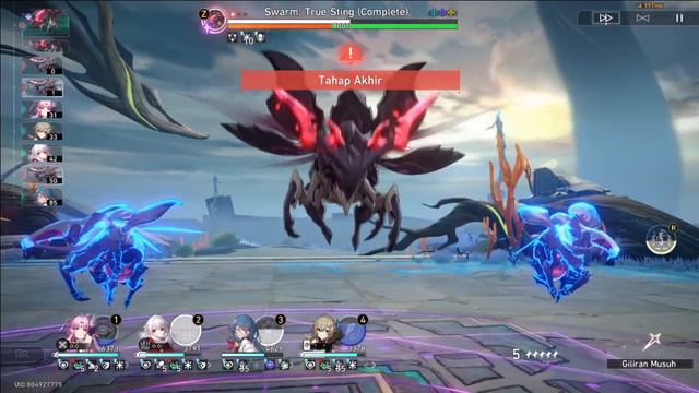 Swarm Difficulty (IV) Path Destruction Clara,Fuxuan,Natasha,Qingque | Honkai: Star Rail