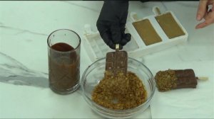 Глазировка и украшение эскимо