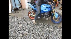 Короткий самодельный стантовый глушитель, против Yoshimura.