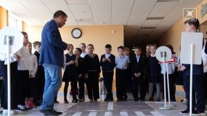 Урок с сотрудником ГИБДД. Школьники повторили правила дорожного движения