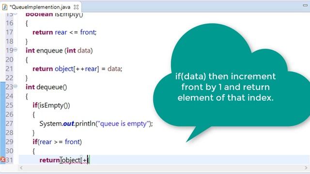 queue array implement смотреть онлайн