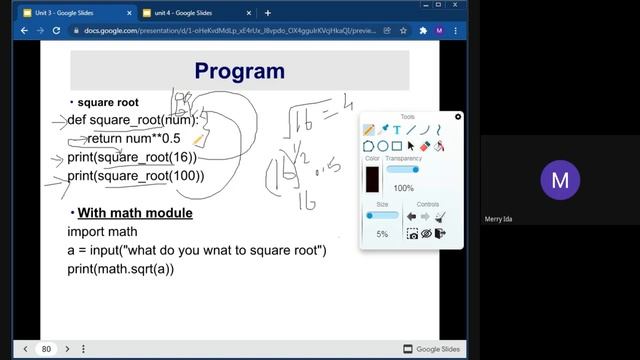 Illustrative Programs-Square Root in Python|Anna University Syllabus|python program in Tamil