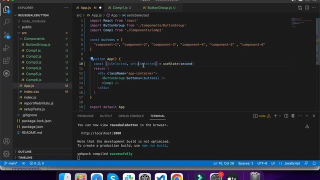 How to render different components on click | react js components | reuse-able components | tutoria