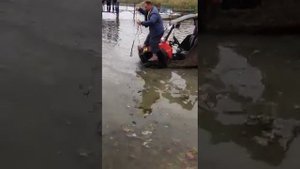 Квадрик в реке сосыка