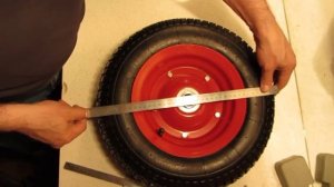 Надувное колесо для тачки/тележки 16*4.50-8 на ось 25 мм