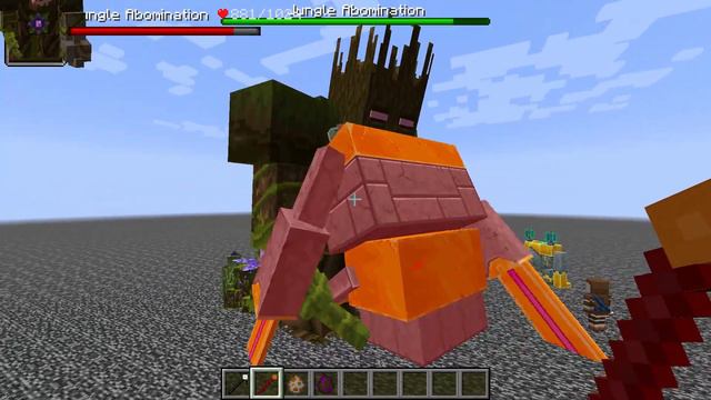 Tempest Golem Vs. Jungle Abomination in Minecraft смотреть онлайн