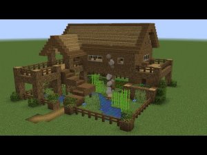 Майнкрафт - Как построить еловый дом для выживания 3. Minecraft