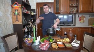 Вкуснейший суп из говядины с овощами (хашлама), приготовленный в афганском казане за 30 минут.