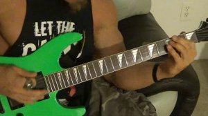 SLAYER - Spirit In Black Guitar Cover By Kevin Frasard